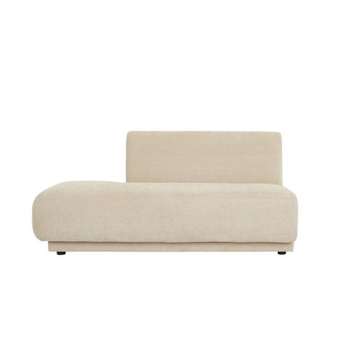 Soft Wheat Juno Pebble Open Left Chaise Sofa