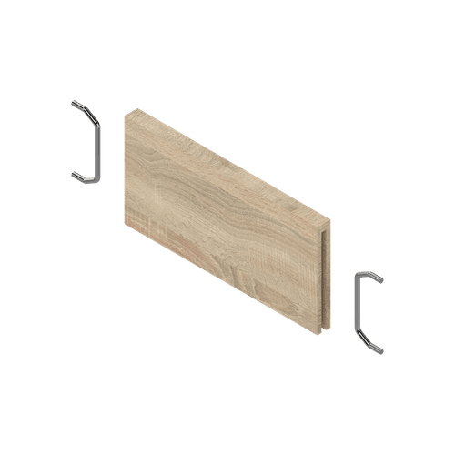 Bardolino Oak X Silk White Cross Divider for Narrow Wood Frames