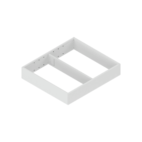 Silk White Short Frame - Steel Design | 272W x 242D x 50H