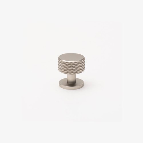Nickel Solid Brass Knurled Kitchen Drawer Knobs