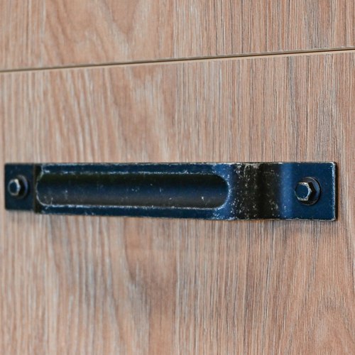 Black Antique Iron Grammichele D Handle & Knob