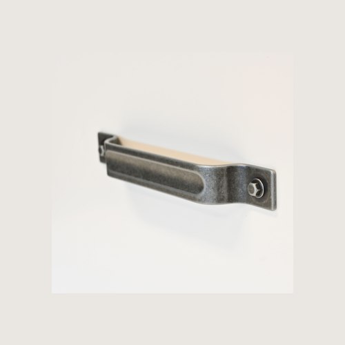 Matt Antique Iron Grammichele D Handle & Knob