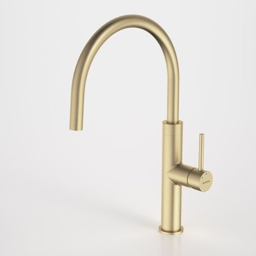 Brushed Brass Liano II Sink Mixer - All Pressure - Lead Free