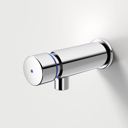 Chrome Civic Wall Push 90mm Bottle Filler