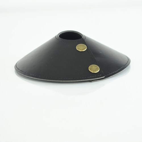 Leatherette Black Moa Bulb Shade