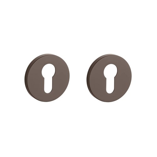 Brushed Bronze AT APRILE Euro Escutcheons R SLIM 7MM