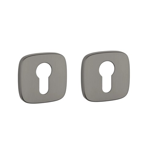 Graphite AS APRILE Euro Escutcheons QR Slim 7mm