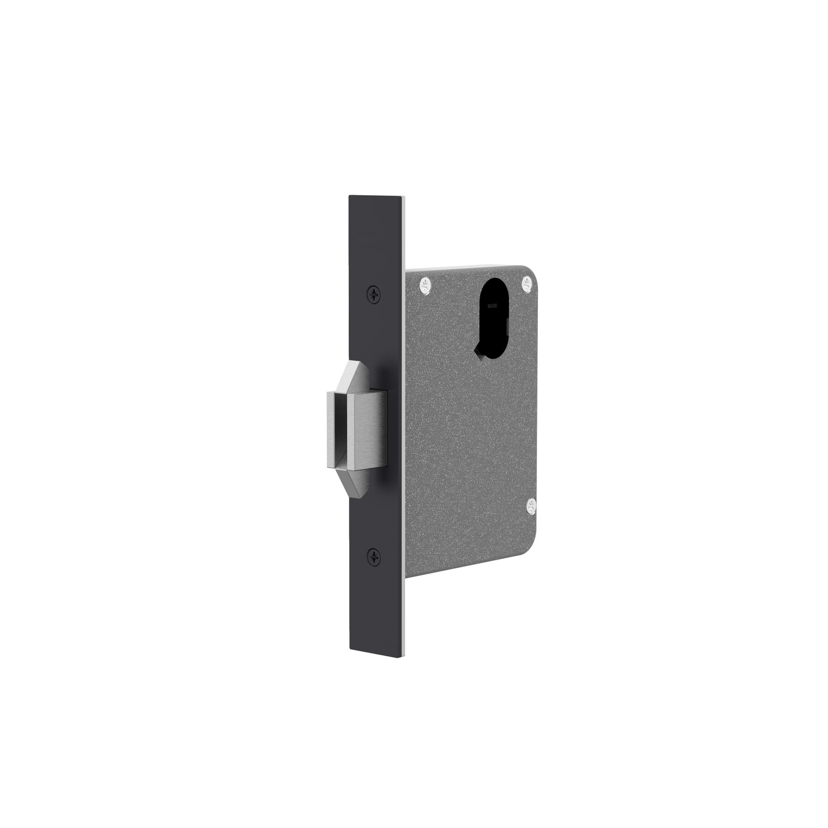 A0300BLK Mortice Sliding Door Lock 60mm Backset ArchiPro AU