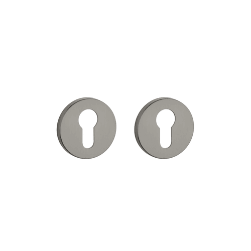 Graphite STILE Euro Escutcheons R SLIM 7MM