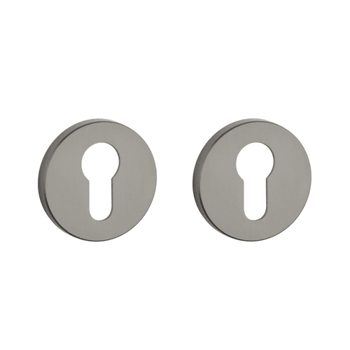 Graphite STILE Euro Escutcheons R SLIM 7MM
