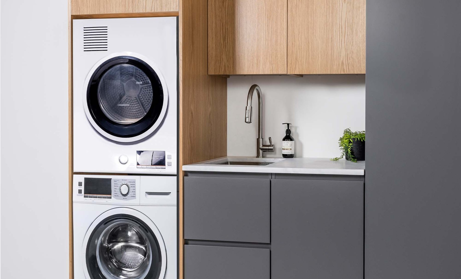 Laundry Stacker Cabinet