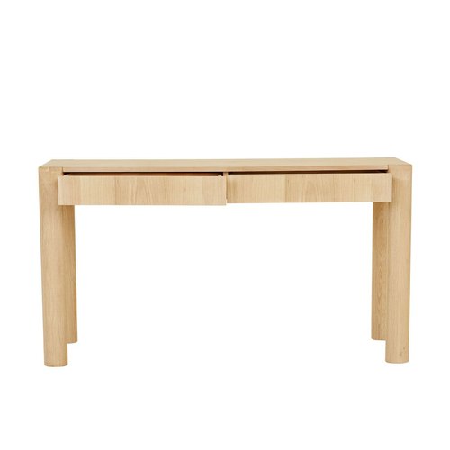 Satin Oak Willa Console