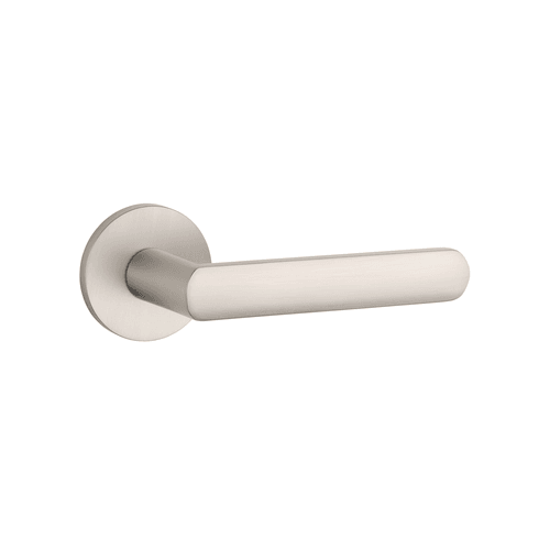 Matt Satin Brushed Nickel AT APRILE FRAGOLA Lever on Round Rose R SLIM 7MM