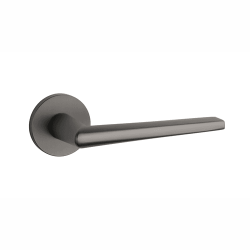 Graphite STILE SALTA Lever handle on Round Rose R SLIM 7MM