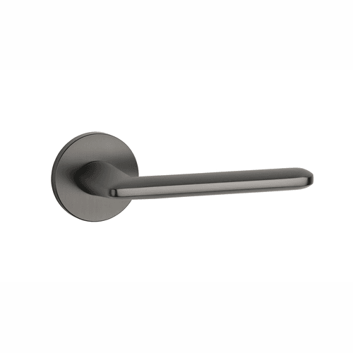 Graphite STILE AVA Lever Handle on Round Rose R SLIM 7MM