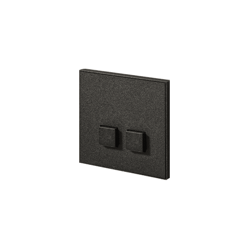 Textured Black SELECT-2T Residential and Commercial Wall Switches