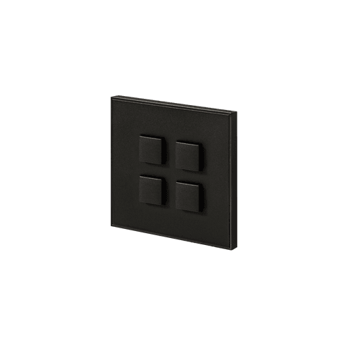 Matt Black SELECT-4T Residential and Commercial Wall Switches