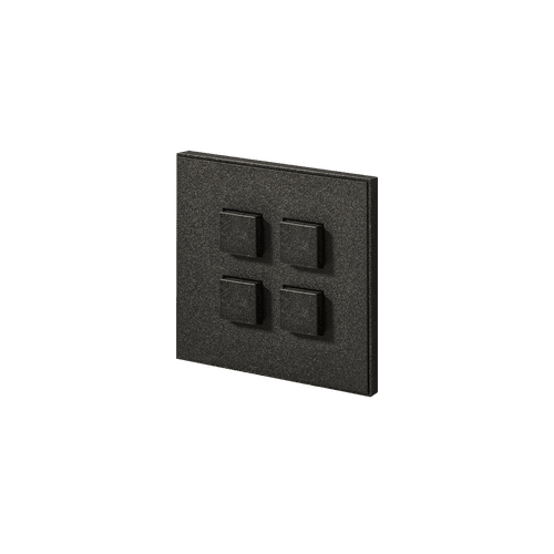 Textured Black SELECT-4T Residential and Commercial Wall Switches