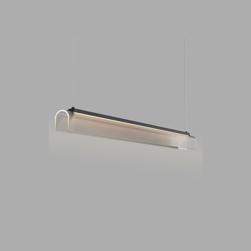 Iron Edge Linear Pendant Light