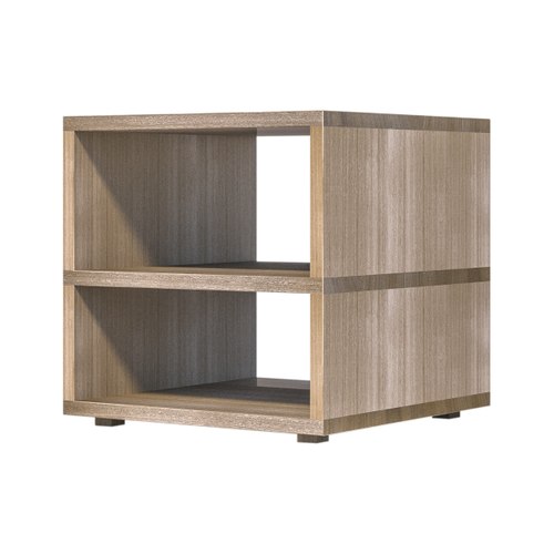 White Wash Huey Low Rider | Bedside Table