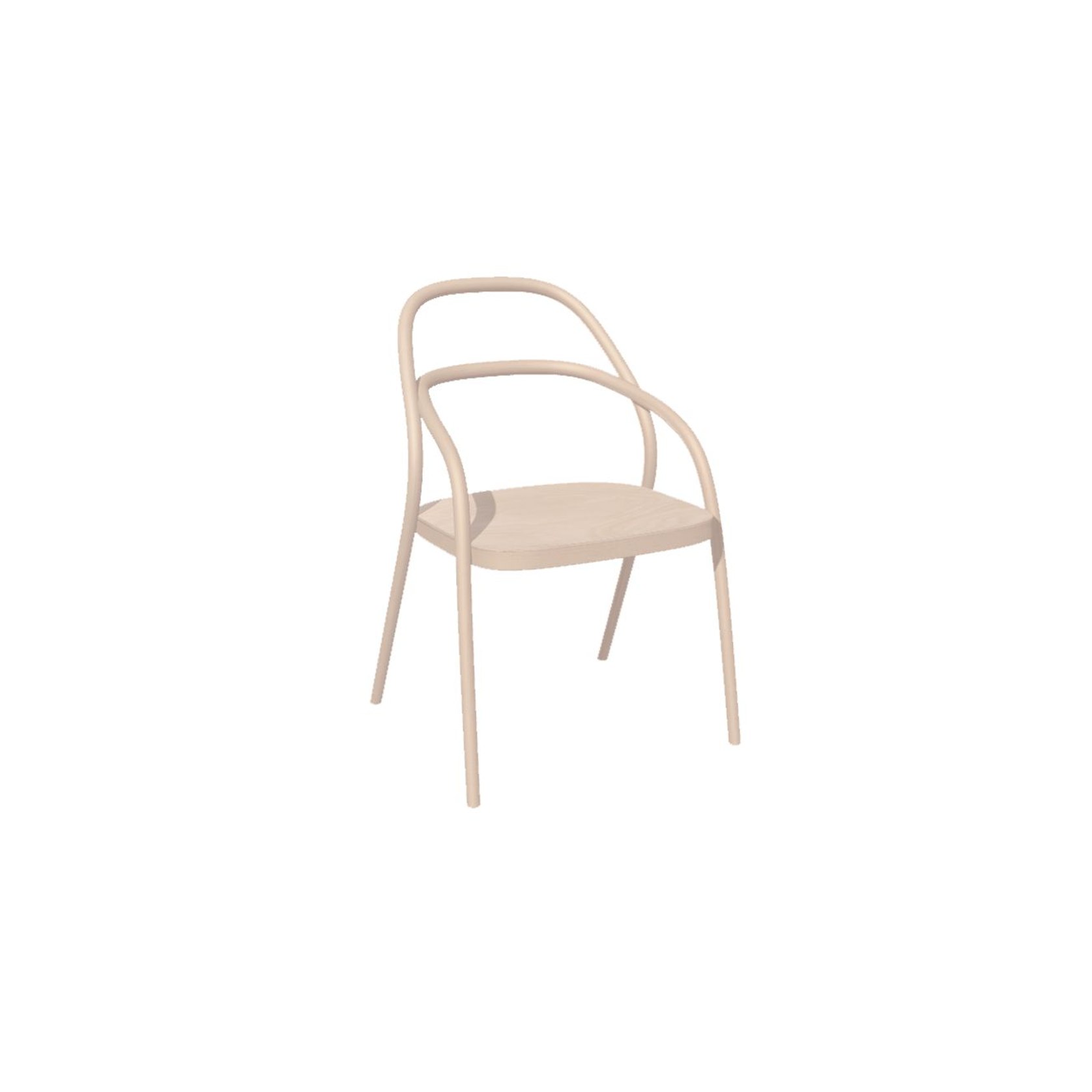 002 Bentwood Chair Natural by TON ArchiPro AU