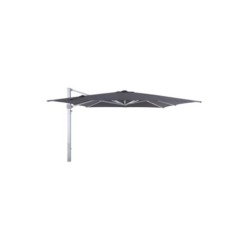 Dark Grey Alabaster 4m Square Cantilever Umbrella