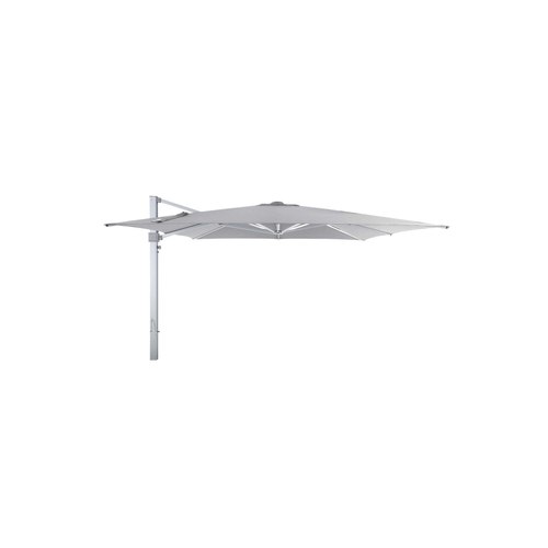 Light Grey Alabaster 4m Square Cantilever Umbrella