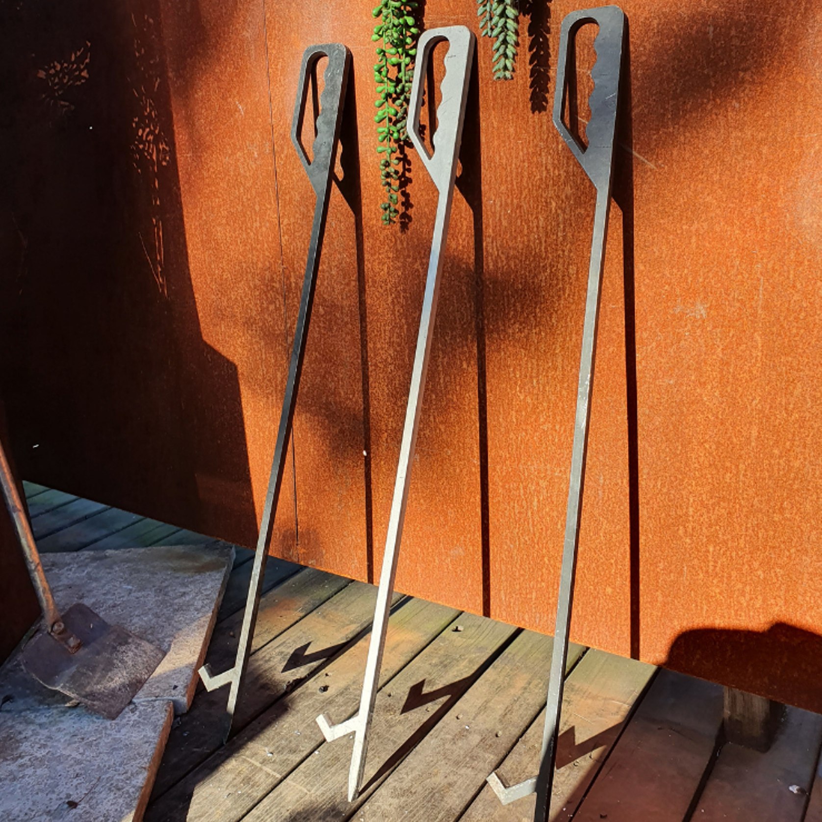 Steel Fire Poker 80cm ArchiPro AU