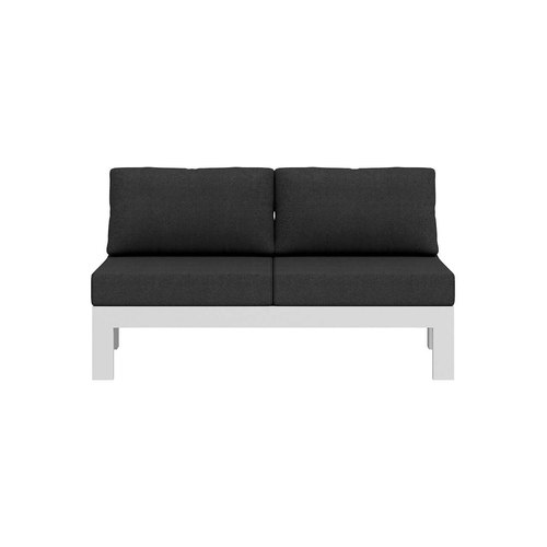 White Sandpiper 2.0 Outdoor Armless Loveseat