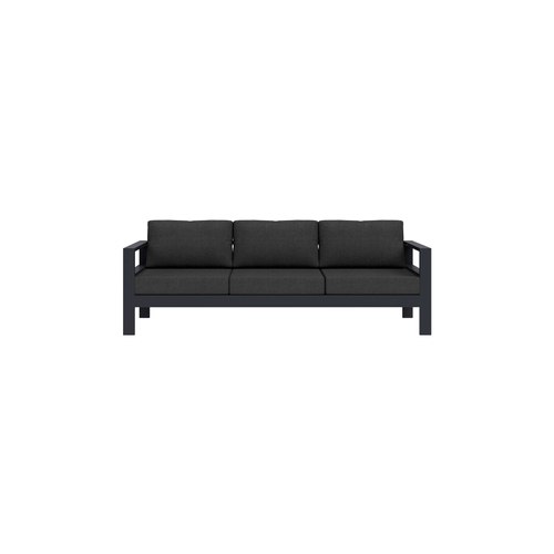 Charcoal Grey Sandpiper 2.0 Outdoor Three Seater