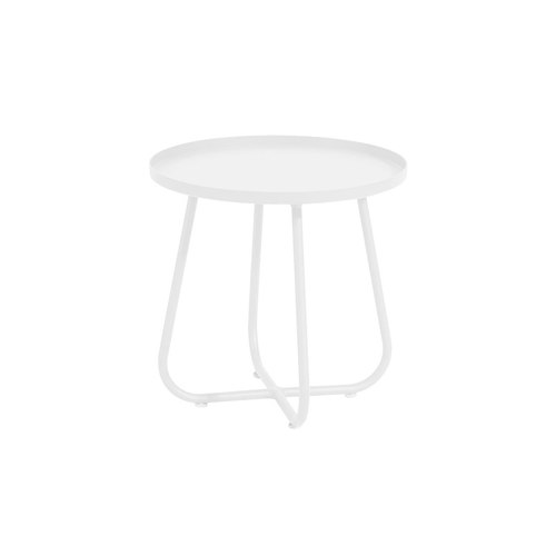 White Petrel Aluminium Outdoor Side Table