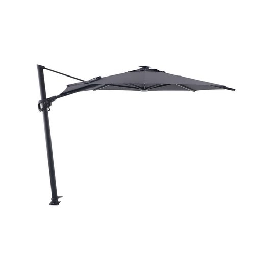Dark Grey Alabaster 3m Round Cantilever Umbrella