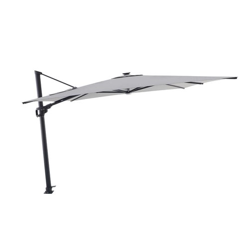 Light Grey Alabaster 3m Square Cantilever Umbrella