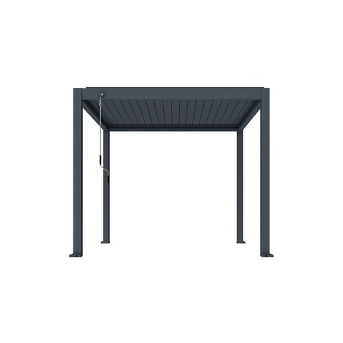 Charcoal Atlantic Manual Freestanding Louvre Roof