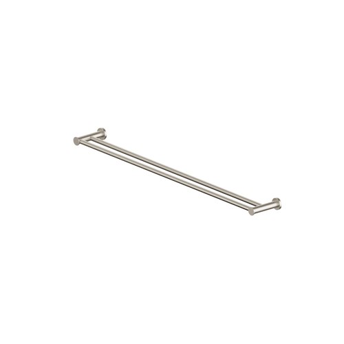 PVD Brushed Nickel Reason Double Towel Rail