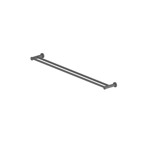 PVD Gunmetal Reason Double Towel Rail