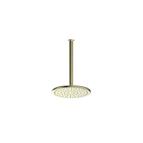 PVD Brushed Brass Rocco Ceiling Shower