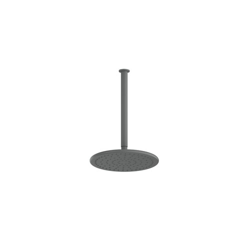 PVD Gunmetal Rocco Ceiling Shower