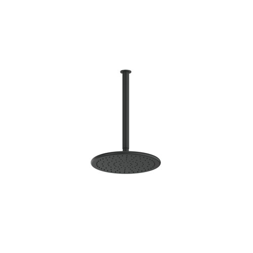 Matte Black Rocco Ceiling Shower