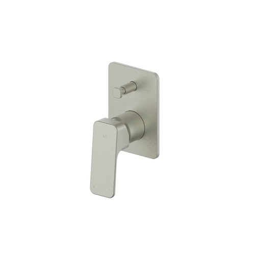 PVD Matte Black Swept Diverter Shower Mixer