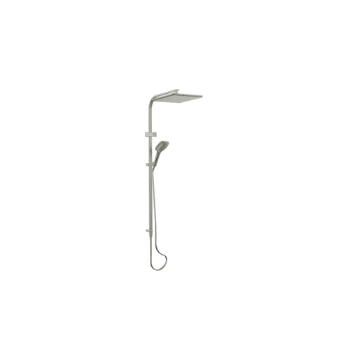 PVD Brushed Nickel Skyla Airflo Twin Rail Shower