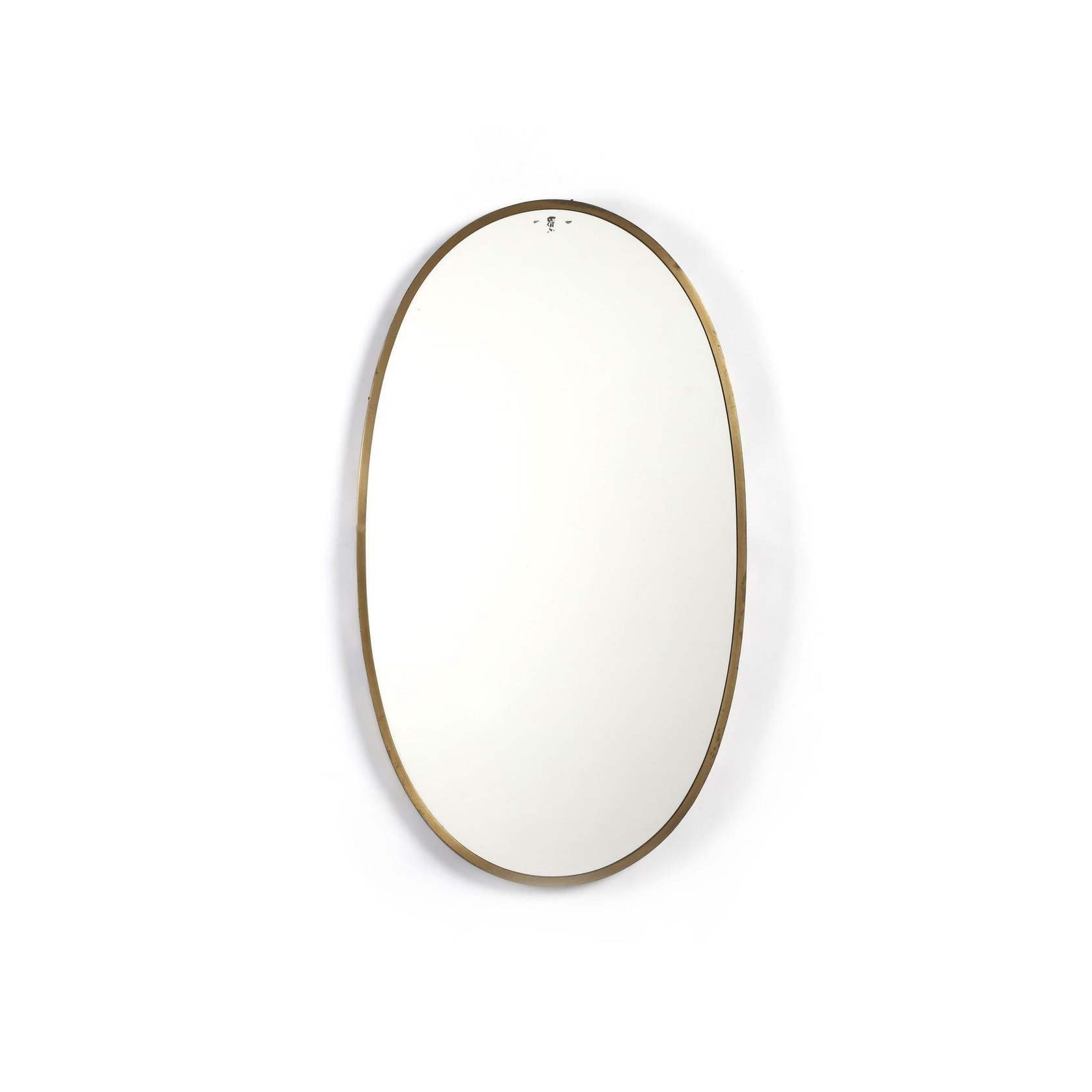 Brass Oval Shaped Mirror ArchiPro AU