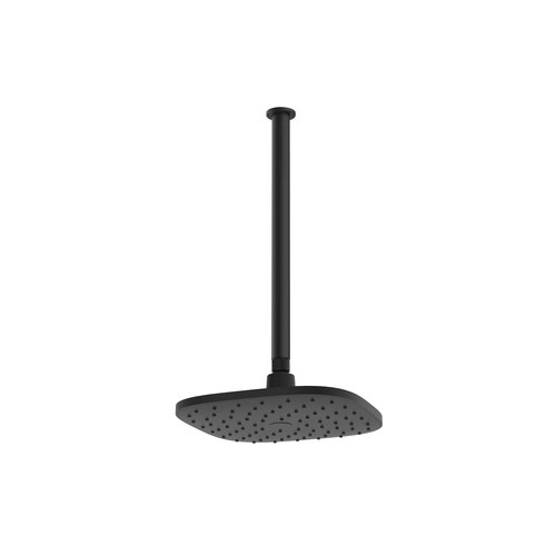 Matte Black Corban Ceiling Shower