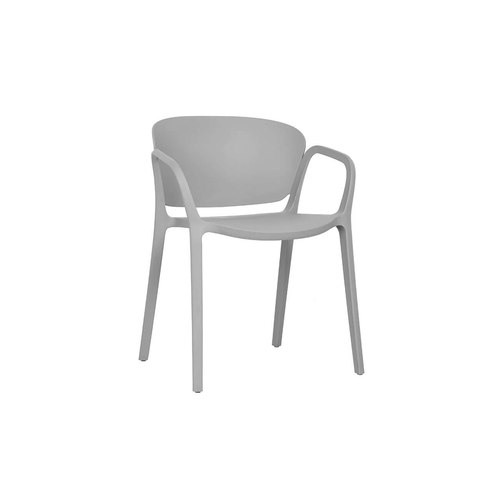 Light Grey Andi Outdoor Patio Dining Armchair