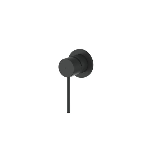 Matte Black Maci Shower Trim Set With Mini Plate