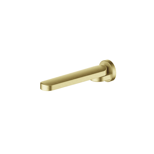PVD Brushed Brass Greens Round Swivel Bath Spout