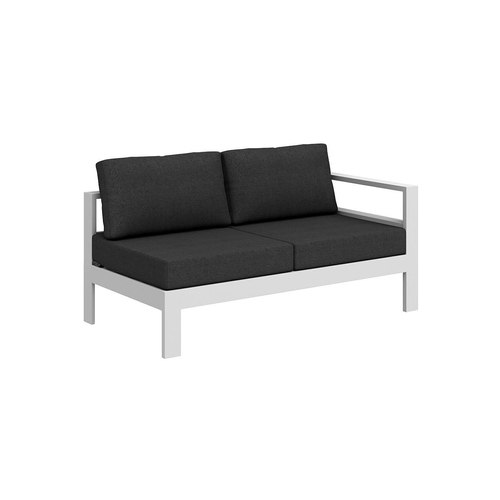 White Sandpiper 2.0 Outdoor Sectional Left Arm Loveseat
