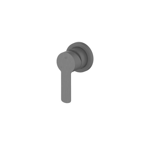 PVD Gunmetal Astro II Shower Mixer Trim Set With Mini Plate