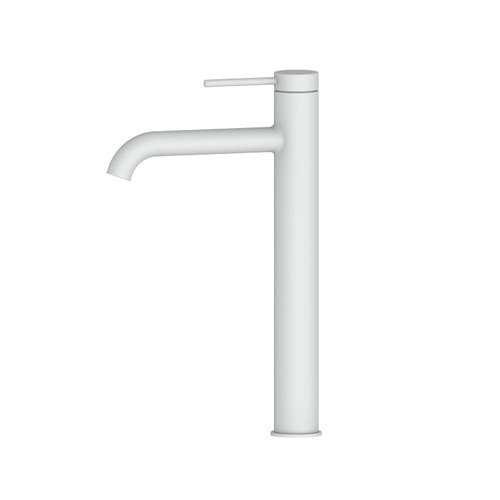 Matte White Nature Tall Basin Mixer