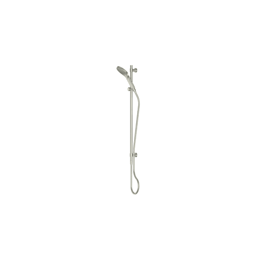 PVD Brushed Nickel Lavish Bubblejet Rail Shower